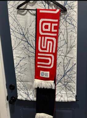Roots USA Torino 2006 Winter Olympics Official Team Scarf